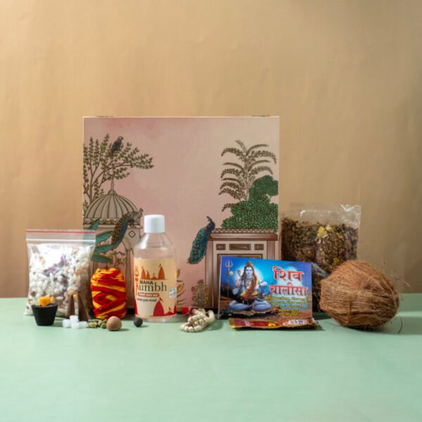 Divine Copper Puja Thali